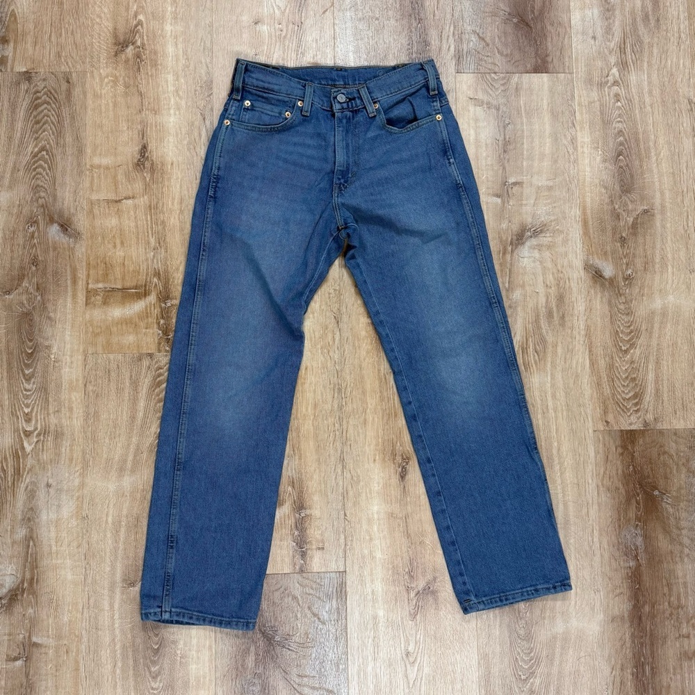 Levi's Medium Wash Straight Blue Jeans Men’s Size 30x30​ - Picture 2 of 7